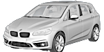 BMW F45 B0824 Fault Code
